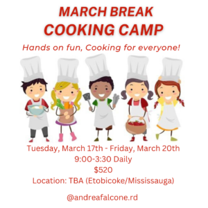 March Break Cooking Camp 2026