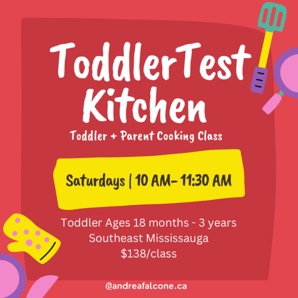 Toddler Test Kitchen In-person Cooking Classes